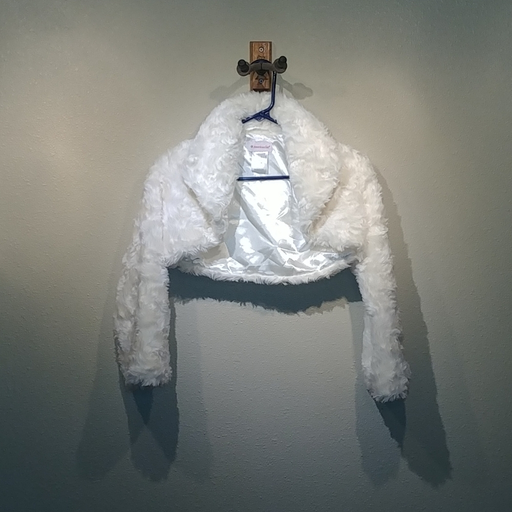 American Girl Brand Faux Fur Bolero Shrug